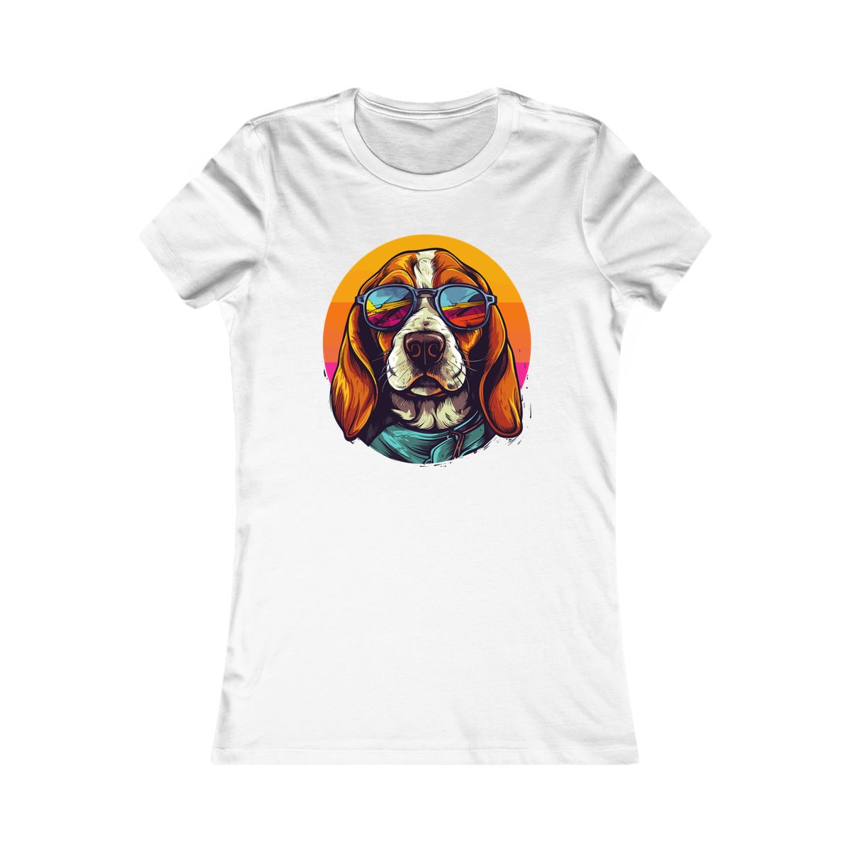 Beagle in Sunglasses Women's Shirt