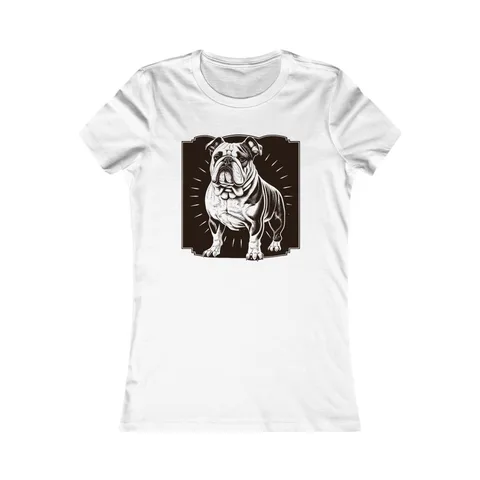 Vintage Bulldog Badge Women's Shirt