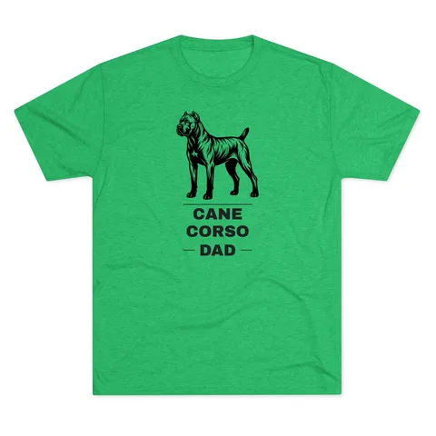 Cane Corso Dad Tri-Blend Tee