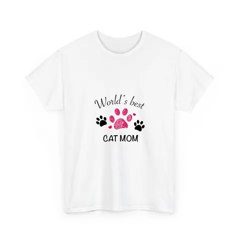 World's Best Cat Mom Shirt