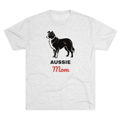 Aussie Mom Tri-Blend Tee