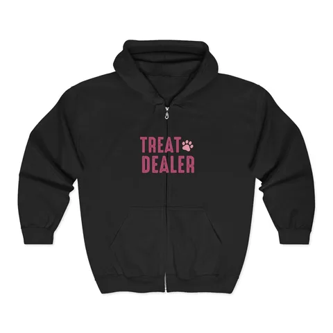 Treat Dealer on Unisex Heavy Blend™ Full Zip Hooded Sweatshirt