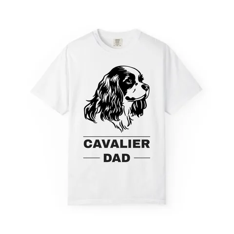 Cavalier Dad Comfort Colors Tee