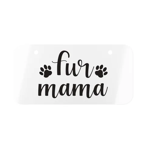 Fur Mama License Plate