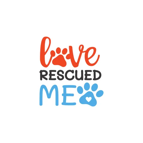 Love Rescued Me Sticker