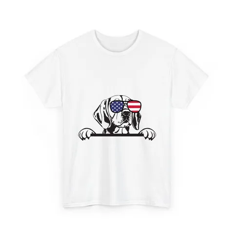 Patriotic Peeking Beagle Shirt