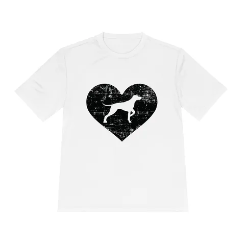 German Shorthaired Pointer Heart Tee | Sport-Tek Moisture Wicking