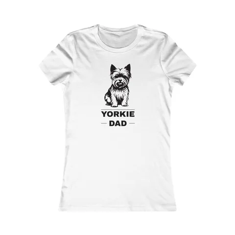 Yorkie Dad on Women's Favorite Tee