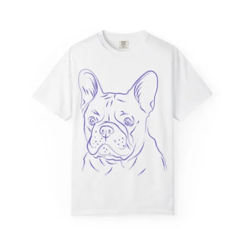 Multi Breed Icon french bulldog Comfort Colors Tee