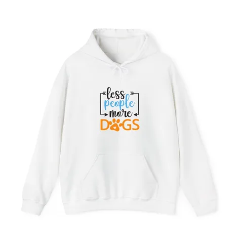 Less People More Dogs Hoodie