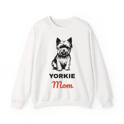 Yorkie Mom Crewneck Sweatshirt