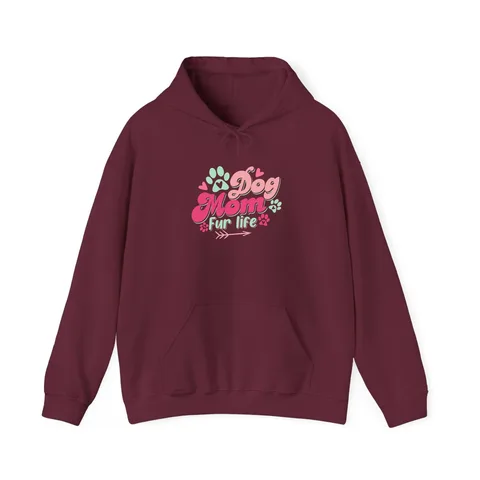 Dog Mom Fur Life Hoodie