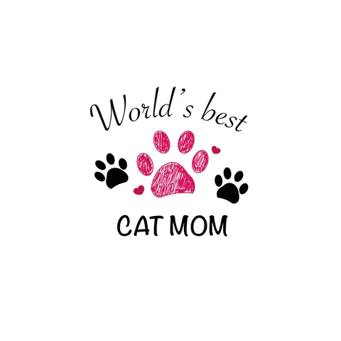World's Best Cat Mom Sticker