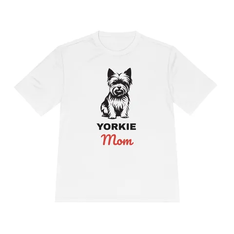 Yorkie Mom Moisture Wicking Tee by Sport-Tek