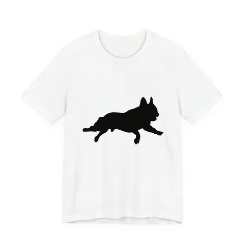 French Bulldog Pose running Jersey Tee