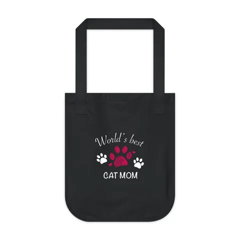 World's Best Cat Mom Tote Bag