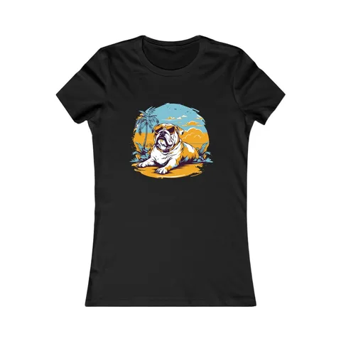 Beach Bulldog Women's Shirt