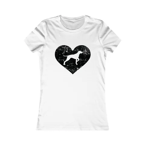 German Shorthaired Pointer Heart Women's Shirt