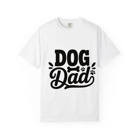 Dog Dad Script Comfort Colors Tee