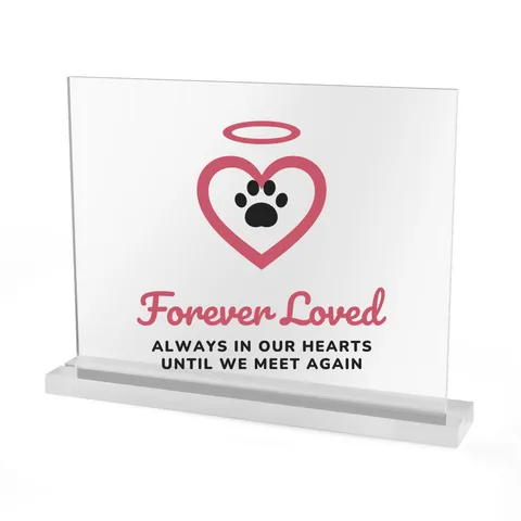 Dog Memorial Acrylic Sign