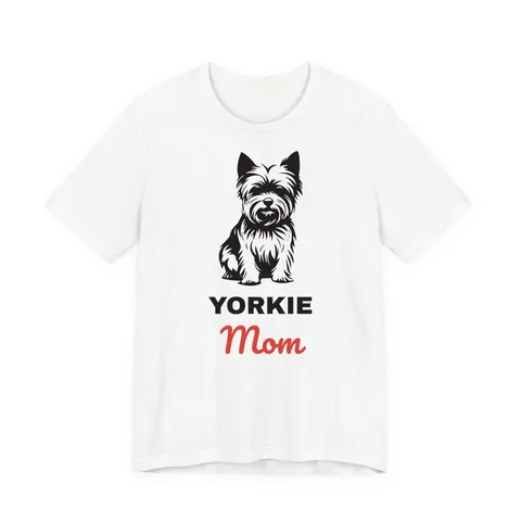 Yorkie Mom Jersey Tee