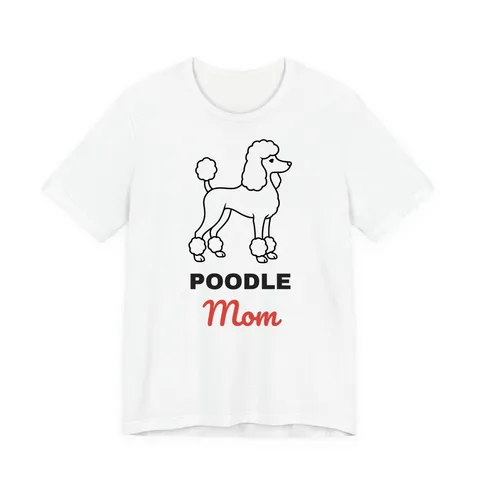 Poodle Mom Jersey Tee