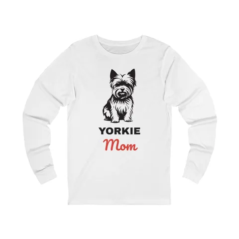 Yorkie Mom Long Sleeve Shirt