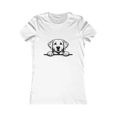Peeking Labrador Women's Shirt