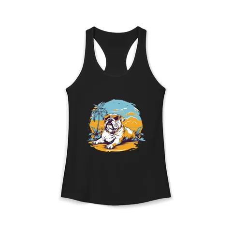 Beach Bulldog Tank Top