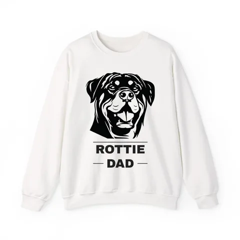 Rottweiler Dad on Unisex Heavy Blend™ Crewneck Sweatshirt