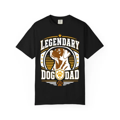 Legendary Dog Dad Comfort Colors Tee