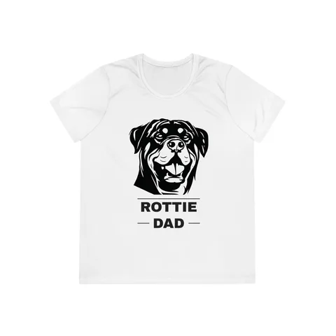 Rottweiler Dad Ladies Competitor Tee by Sport-Tek