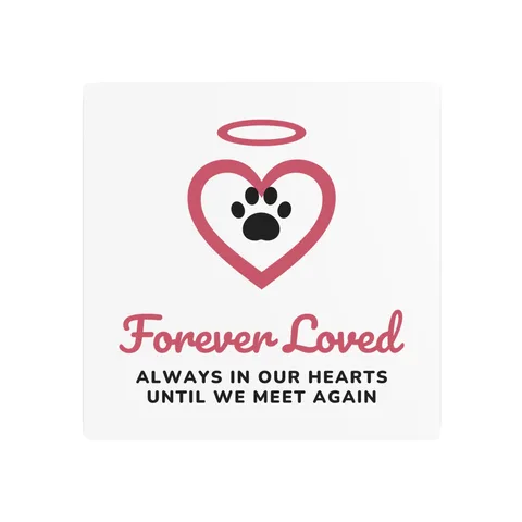 Dog Memorial Metal Sign