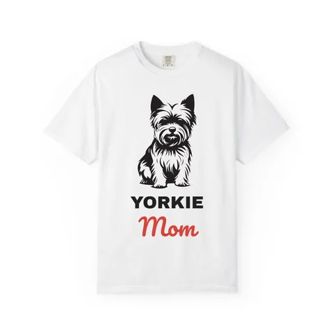 Yorkie Mom Comfort Colors Tee