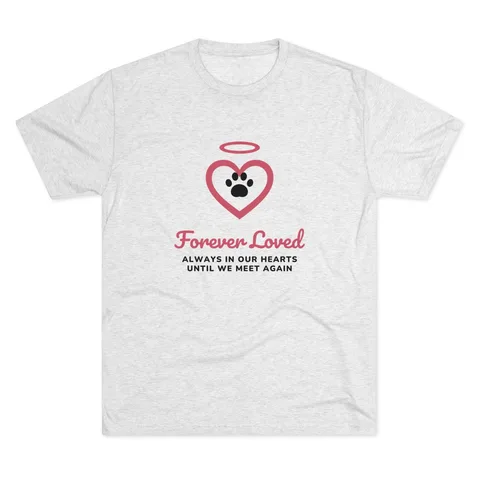 Dog Memorial Tri-Blend Tee