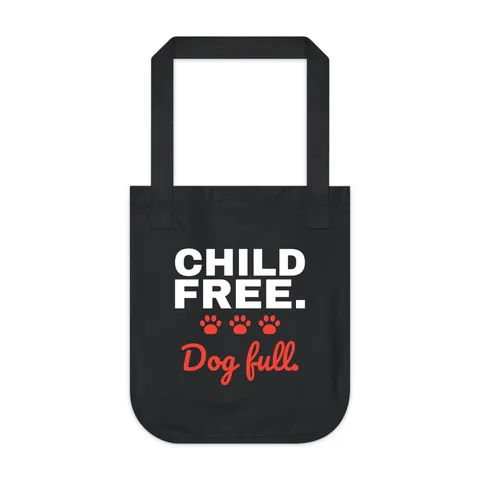 Child Free Dog Full Tote Bag