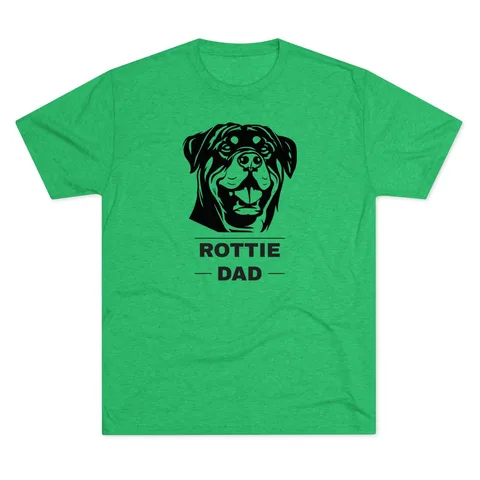 Rottweiler Dad Tri-Blend Tee