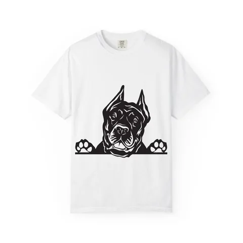 Peeking Cane Corso Comfort Colors Tee