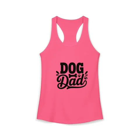 Dog Dad Script Tank Top