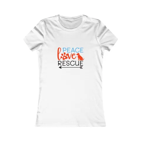 Peace Love Rescue Women's Shirt