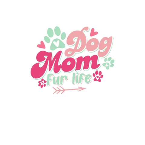 Dog Mom Fur Life Sticker