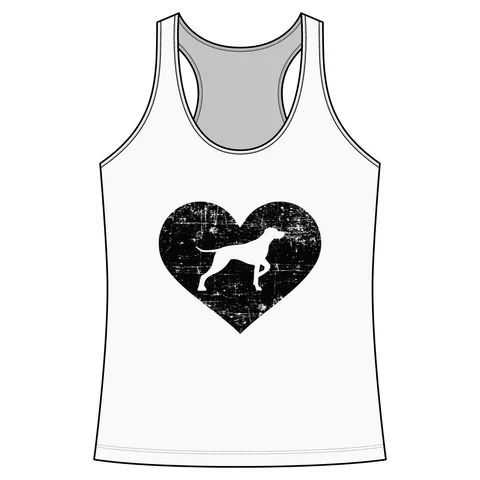 German Shorthaired Pointer Heart Performance Tank