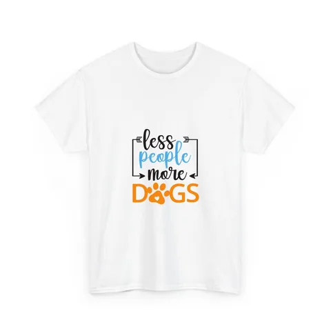 Less People More Dogs Shirt