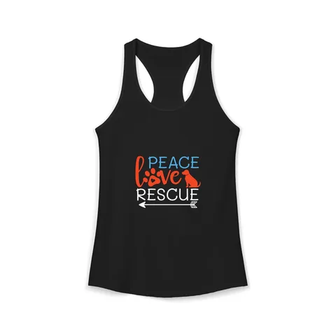 Peace Love Rescue Tank Top