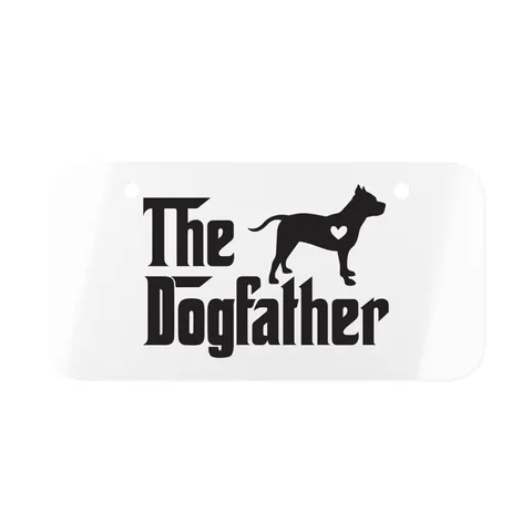 The Dogfather License Plate