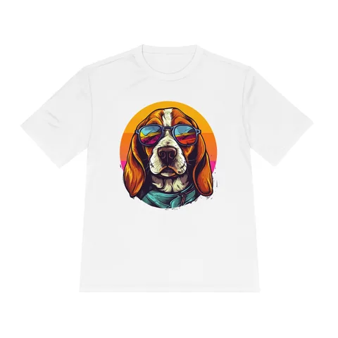 Beagle in Sunglasses Unisex Moisture Wicking Tee by Sport-Tek