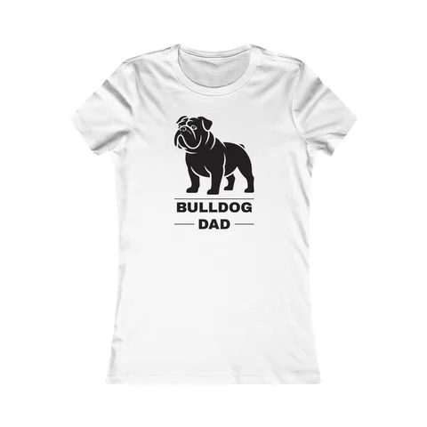 Bulldog Dad on Women's Favorite Tee