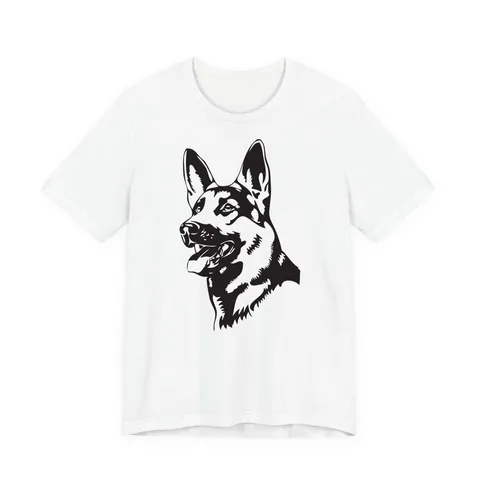 German Shepherd Portrait Jersey Tee