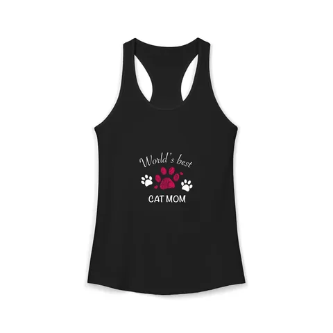 World's Best Cat Mom Tank Top