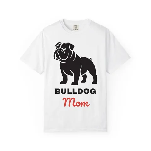 Bulldog Mom Comfort Colors Tee